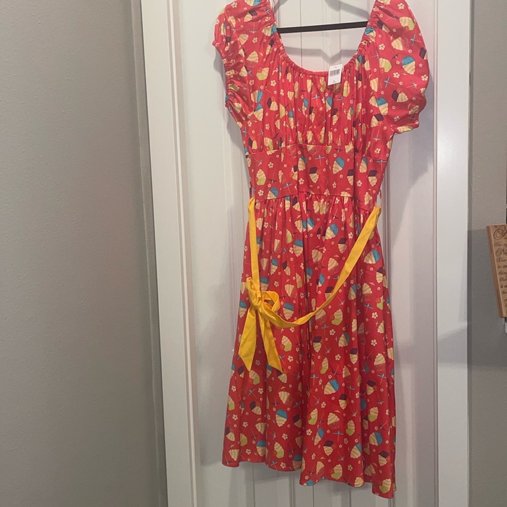 Disney parks Dress Shop Pineapple Swirl Dole Whip Dress - Sz XL